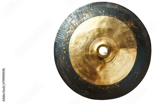 Gong Musical-instrument On Transparent Background.