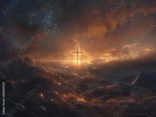 Faith as a guiding light in times of darkness, inspiring hope and perseverance in the face of adversity 8K , high-resolution, ultra HD,up32K HD