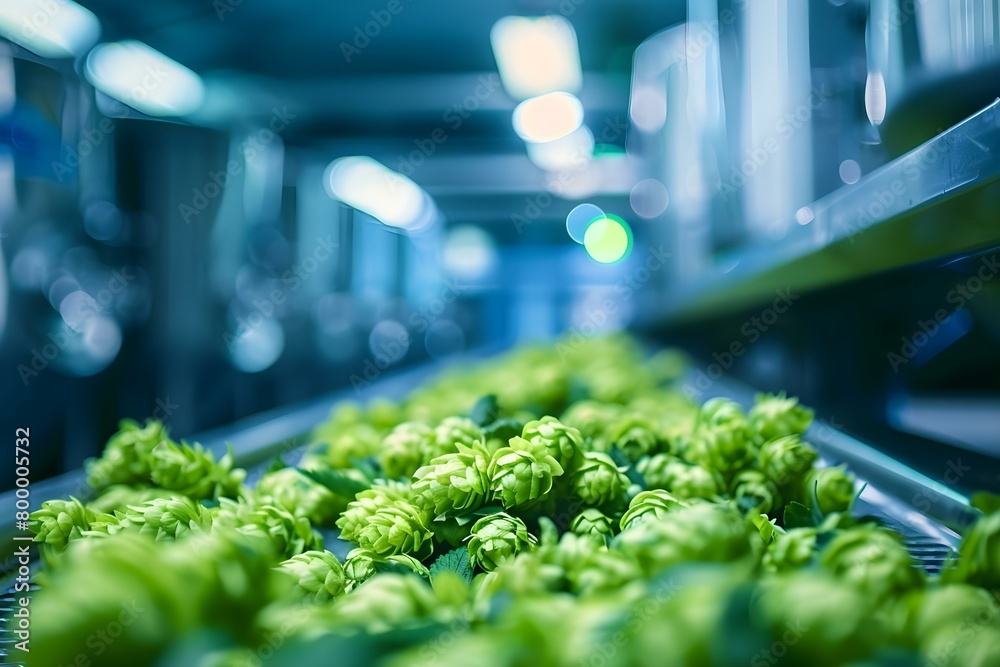 Beer manufacturing involves a plantbased food production process