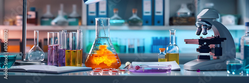 The Scientific Method in Action: A Comprehensive Laboratory Experiment Scene photo
