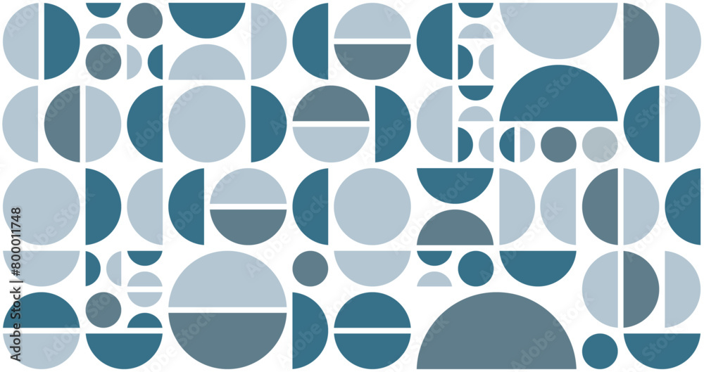 Arrière-plan - Formes abstraites et géométriques - Mosaïque - Éléments vectoriels modifiables - Papier peint mural géométrique - Motifs illustratifs - Design moderne et minimal - Couleurs sobres