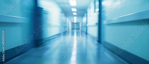 Blurred corridor