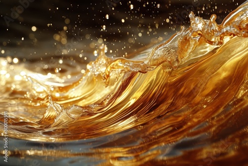 Elegant Gold Liquid