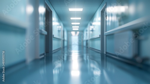 Blurred corridor