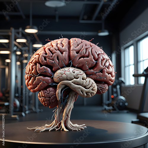 Brain human body part that does the thinking photo