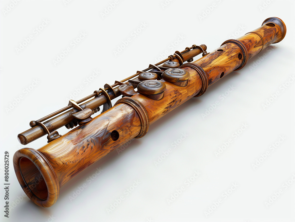 Naklejka premium flute on black