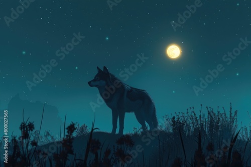 Wolf on the Hilltop © Landscape Planet