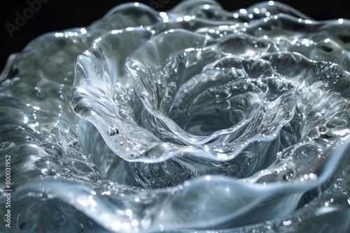 Ethereal Platinum Petal Vortex