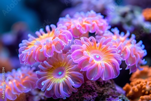 Vibrant Prism Coral Bloom © Louis Deconinck