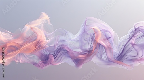 An abstract smoke texture in shades of lavender and soft peach