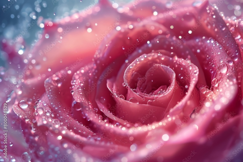 Naklejka premium Velvet Rosewater Vortex