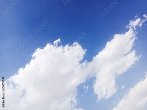 blue sky with clouds