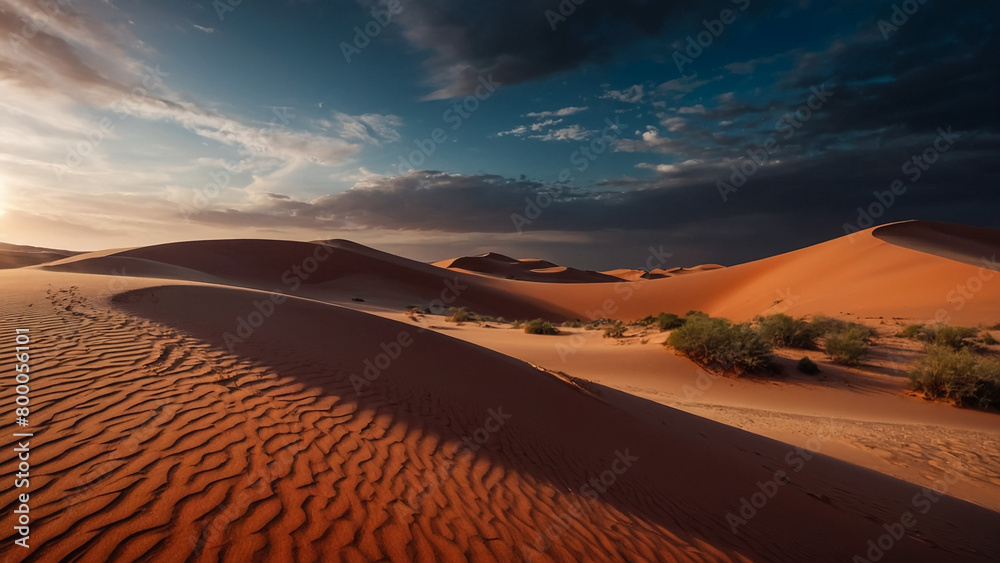 Sunset view to Tin Merzouga dune at Tassili nAjjer national park, Algeria
Sunset view to Tin Merzouga dune at Tassili nAjjer national park, Algeria