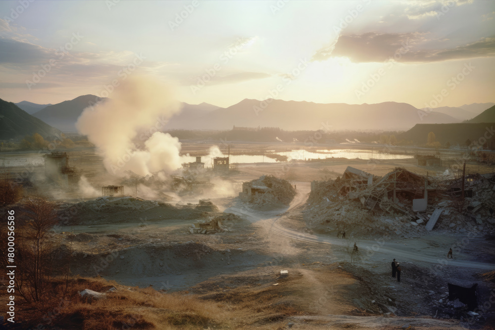 荒地, 戦場, 崩壊, 戦争, 破壊, 草原, 危険, wasteland, battlefield, collapse, war, destruction, steppe, danger 荒地, 戦場, 崩壊, 戦争, 破壊, 草原, 危険, wasteland, battlefield, collapse, war, destruction, steppe, danger