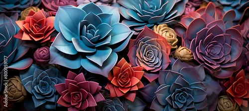 Whispers of Nature: A Close-Up of a Succulent Garden, Revealing the Intricacies of Earth's Living Tapestry