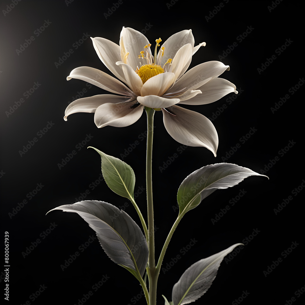  A flower darken