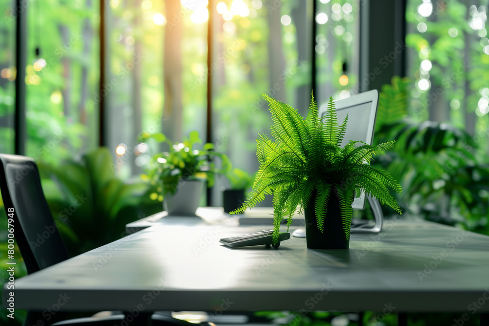 green office nature friendly enviroment concept