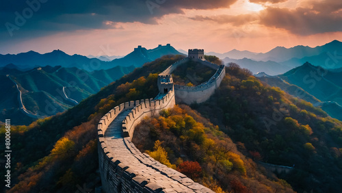 One of China's Distinguished Historic Ancient Buildings-Great Wall
 photo