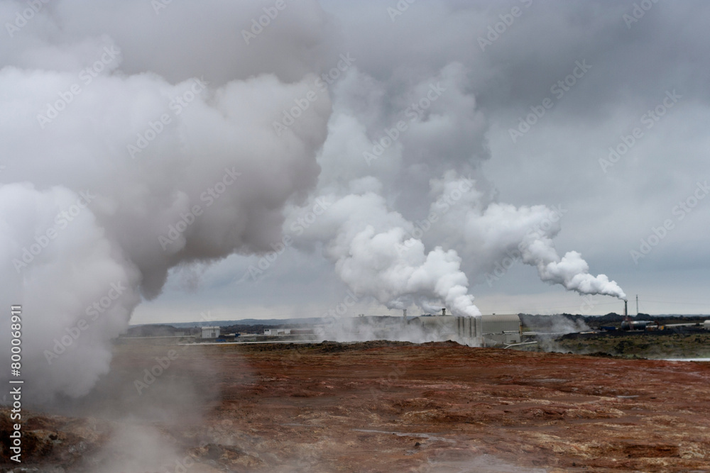  Harnessing Earth's Power: Geothermal Electricity Generation in Stunning 4K