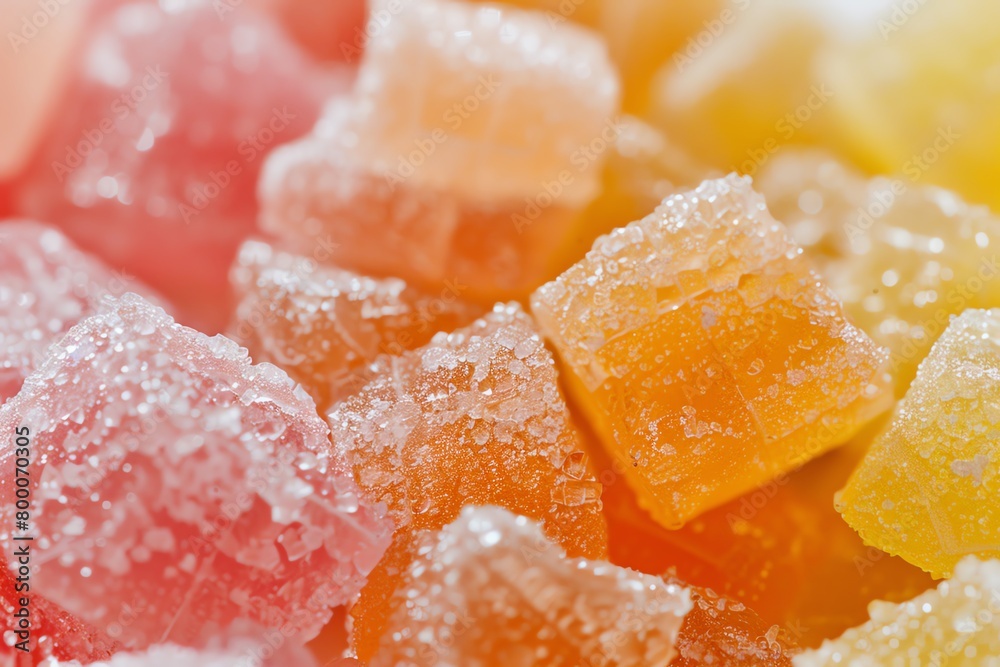 Macro photography of colorful gummy bears Macro photography of colorful gummy bears