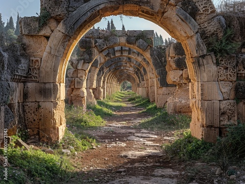 Anjar Umayyad ruins, ancient Lebanese site photo