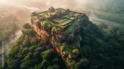 Sigiriya rock fortress, ancient Sri Lankan site photo