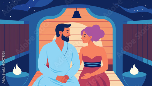 Away from the distractions of everyday life a couple takes advantage of the opportunity to rejuvenate and reconnect in the calming ambiance of the.