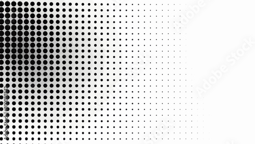 a white background with black dots
