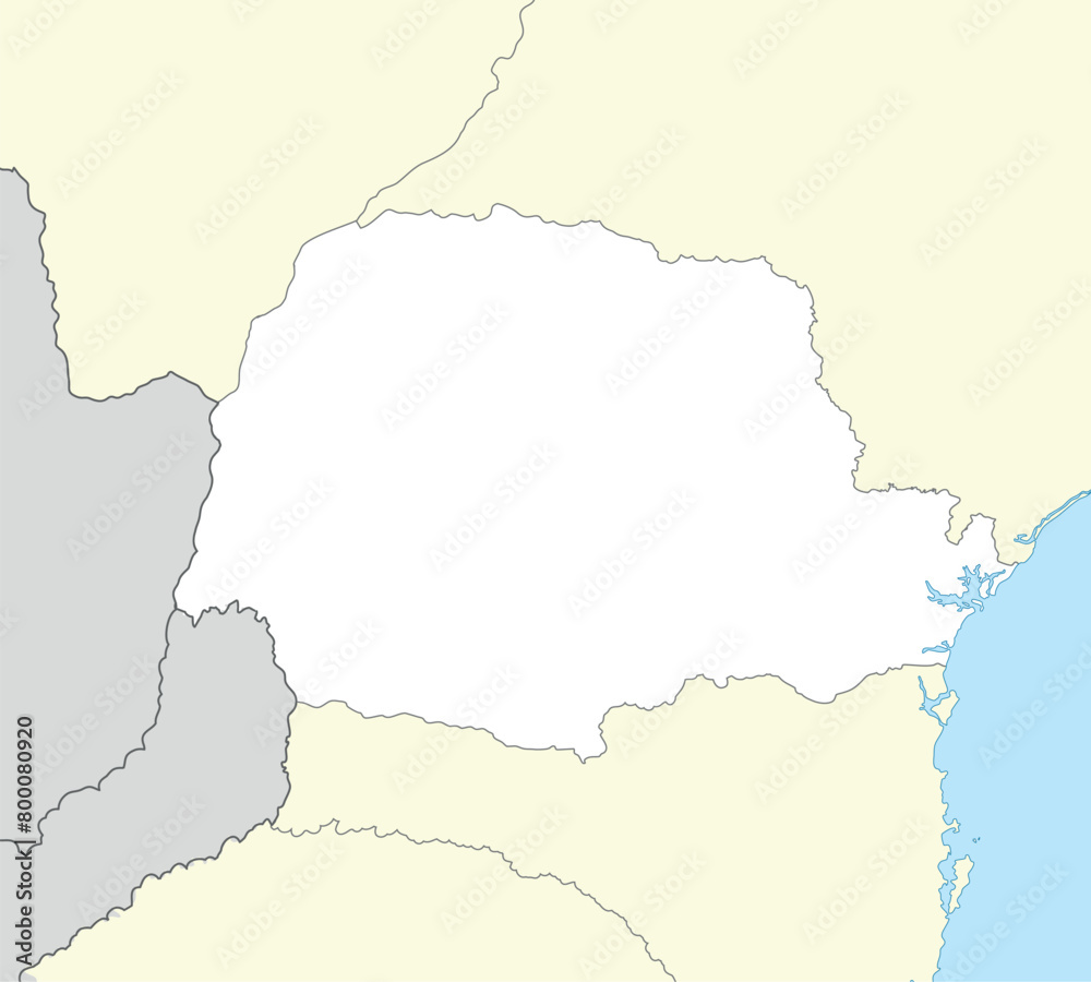 Location map of Parana is a state of Brazil Location map of Parana is a state of Brazil