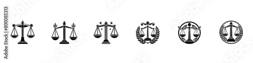 scale icon, Law scale icon Vector illustration, Justice scales line icon. Judgement scale sign. Scale of Justice icon,  justice scales icon. Law balance symbol.