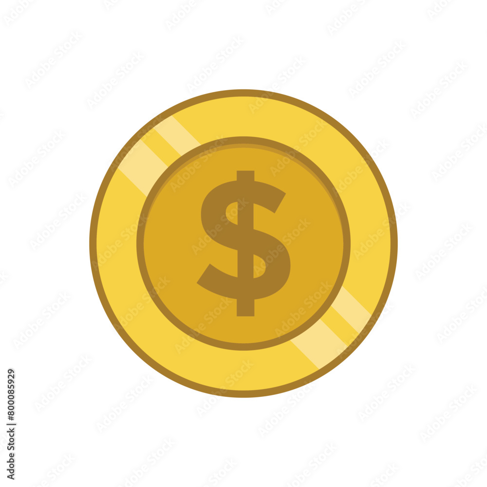 coin icon vector design template simple and clean coin icon vector design template simple and clean