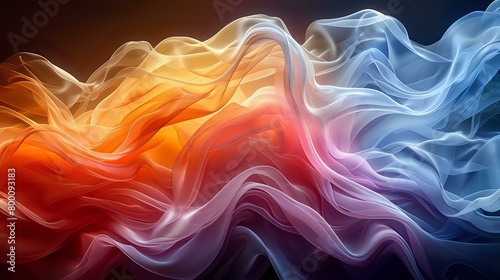 Sensory Elegance: Luminous Gradients and Fluidity