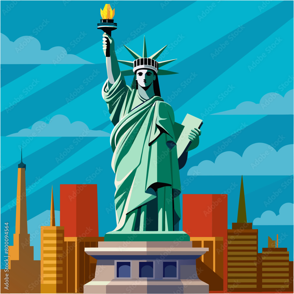 Fototapeta premium statue-of-liberty