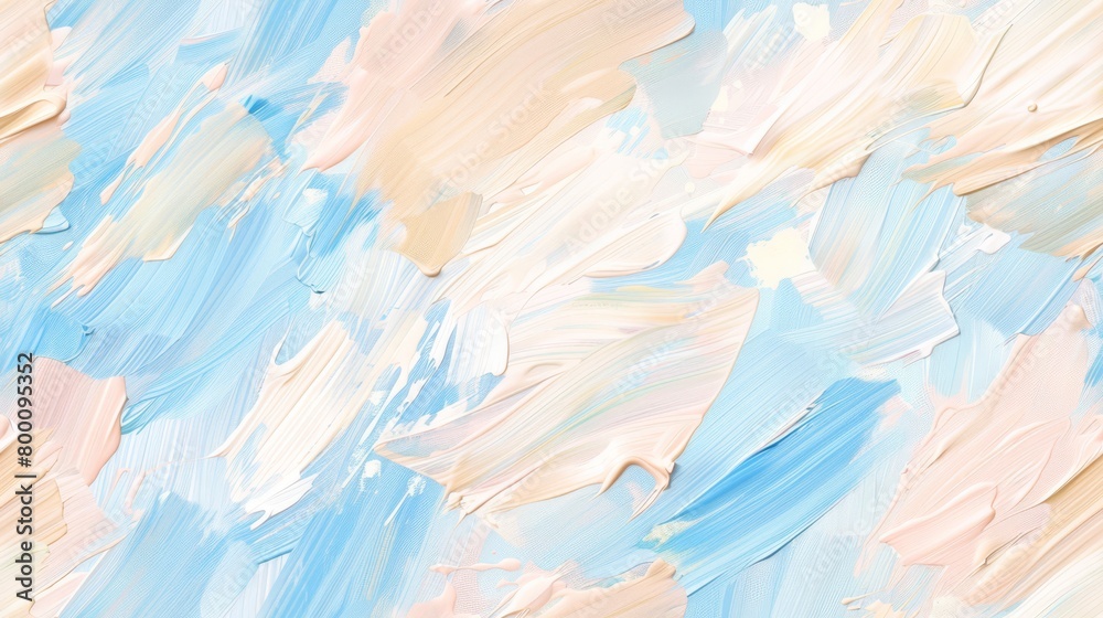Seamless pattern of smooth pastel paint strokes, ideal for creative backgrounds.