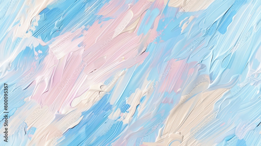 Seamless pattern of smooth pastel paint strokes, ideal for creative backgrounds.