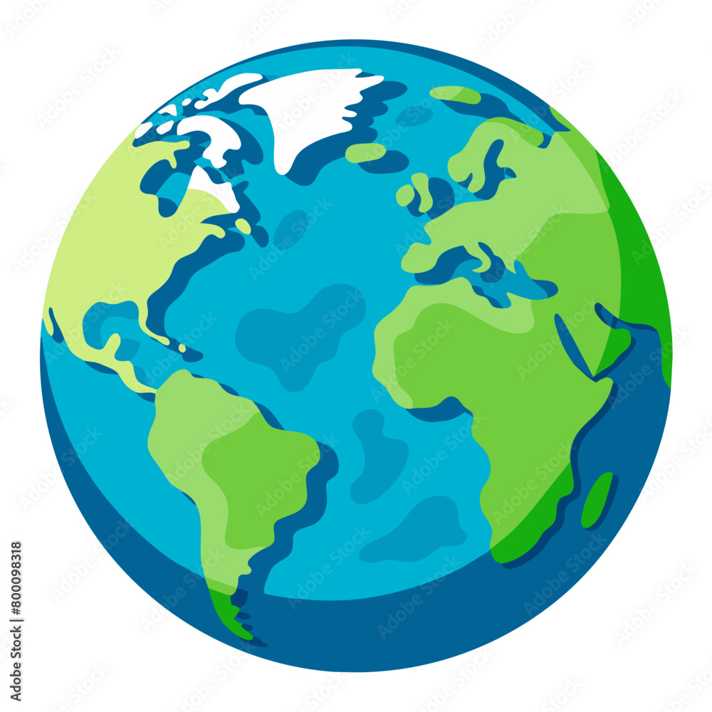 earth, icon, vector illustration