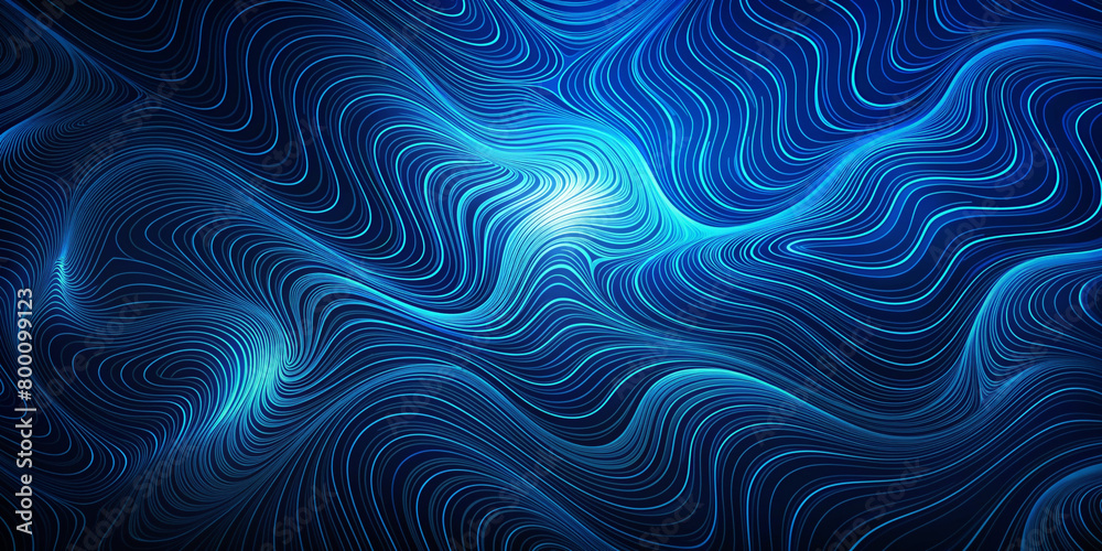 Abstract organic lite blue lines as wallpaper background