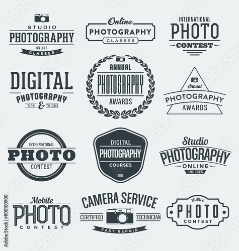 Photography badges collection