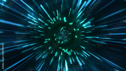 Hyperspace, for scientific films, screensaver universe background, rendered by after effect, not ai generated