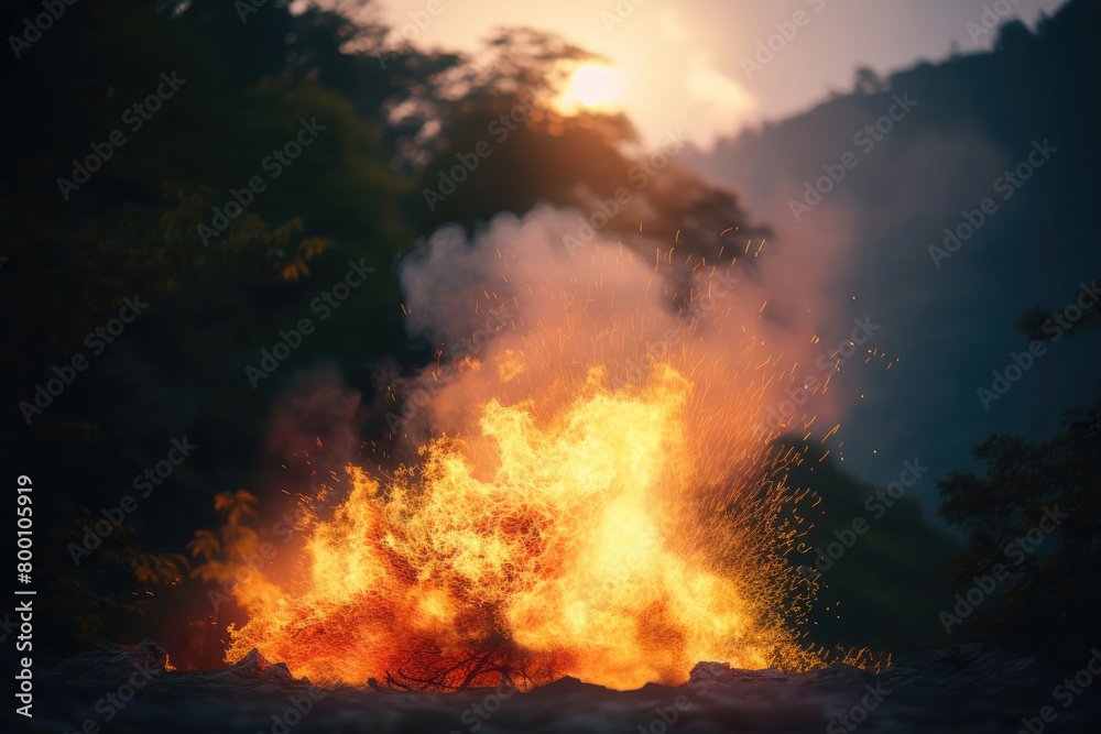 火事, 火災, 森, 森林火災, 災害, 火, 炎, fire, forest, forest fire, disaster, fire, flames