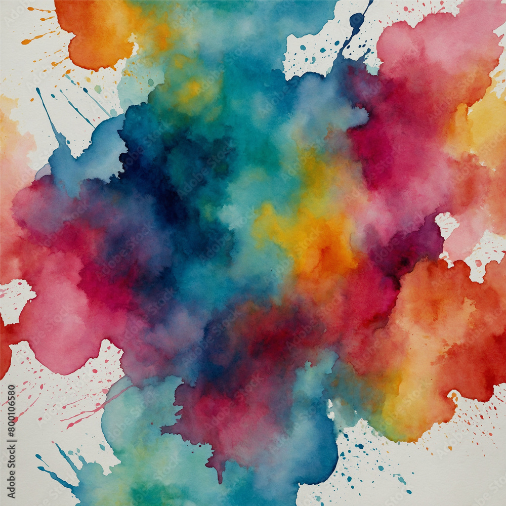 Obraz premium Watercolor background, Generative AI