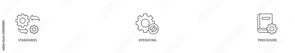 SOP icons set collection illustration of instruction, quality, manual, process, operation, sequence, workflow, iteration, and puzzle icon live stroke and easy to edit SOP icons set collection illustration of instruction, quality, manual, process, operation, sequence, workflow, iteration, and puzzle icon live stroke and easy to edit