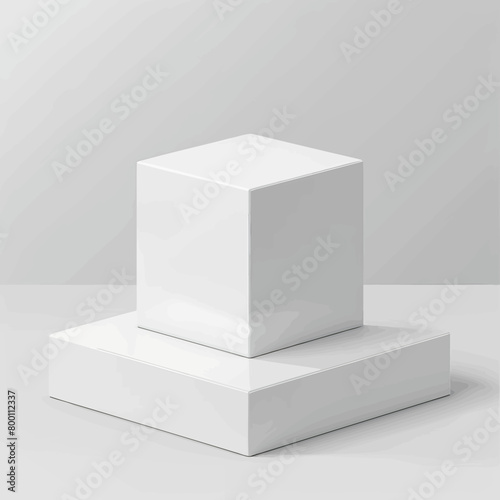 a white square object sitting on top of a table