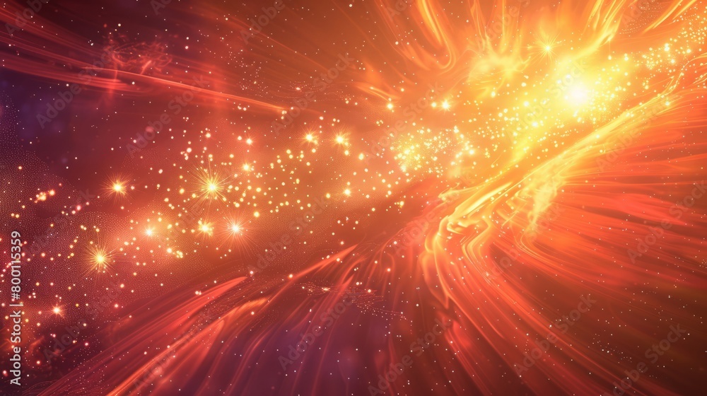 Naklejka premium solar energy flow.