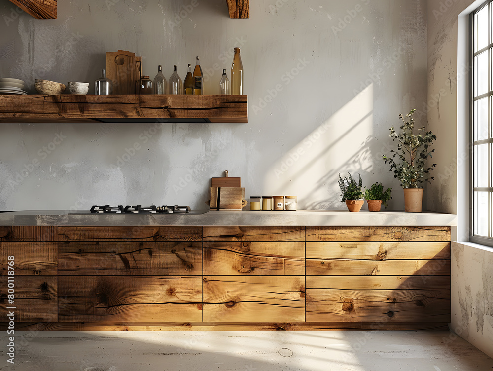 Modern apartment kitchen interior
Modern apartment kitchen interior