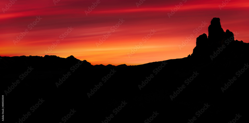 valley sunset