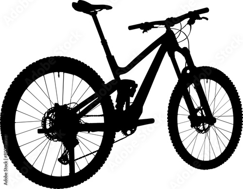 Bicycle Silhouette  vector illustration