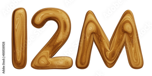Wooden 12m for followers and subscribers celebration