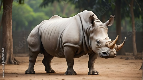 The Indian Subcontinent is home to the native rhinoceros species  Rhinoceros unicornis.