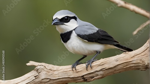 The Loggerhead Shrike, or Lanius ludovicianus, belongs to the Laniidae family of passerine birds.